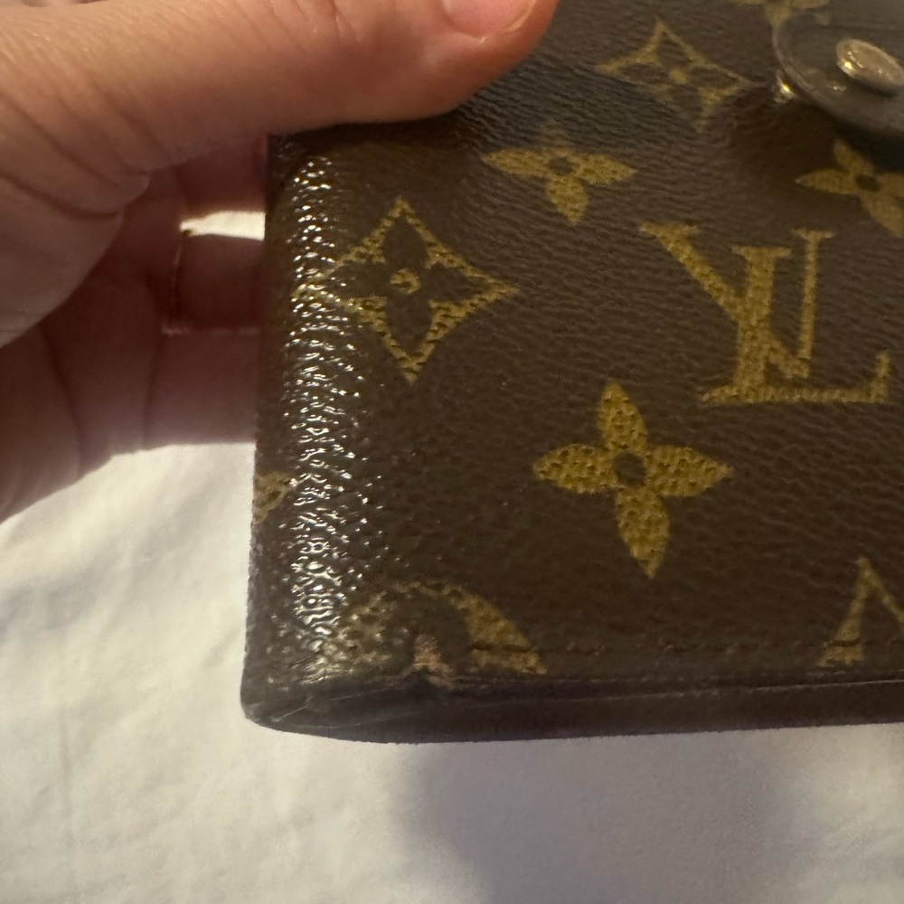 Louis Vuitton Monogram Canvas Brown and Gold Snap Closure Wallet - Picture 6 of 17